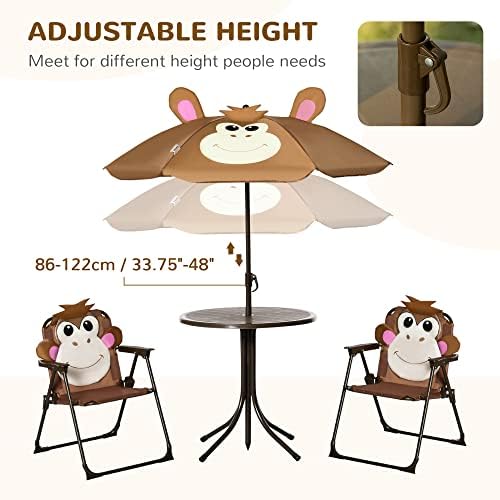 Set Tavolo e Sedie per Bambini - Kids Outdoor Umbrella For Table recensione e prezzo