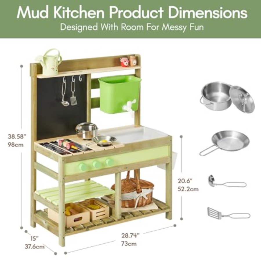 Cucina da giardino per bambini - Kids Outdoor Mud Kitchen recensione e prezzo