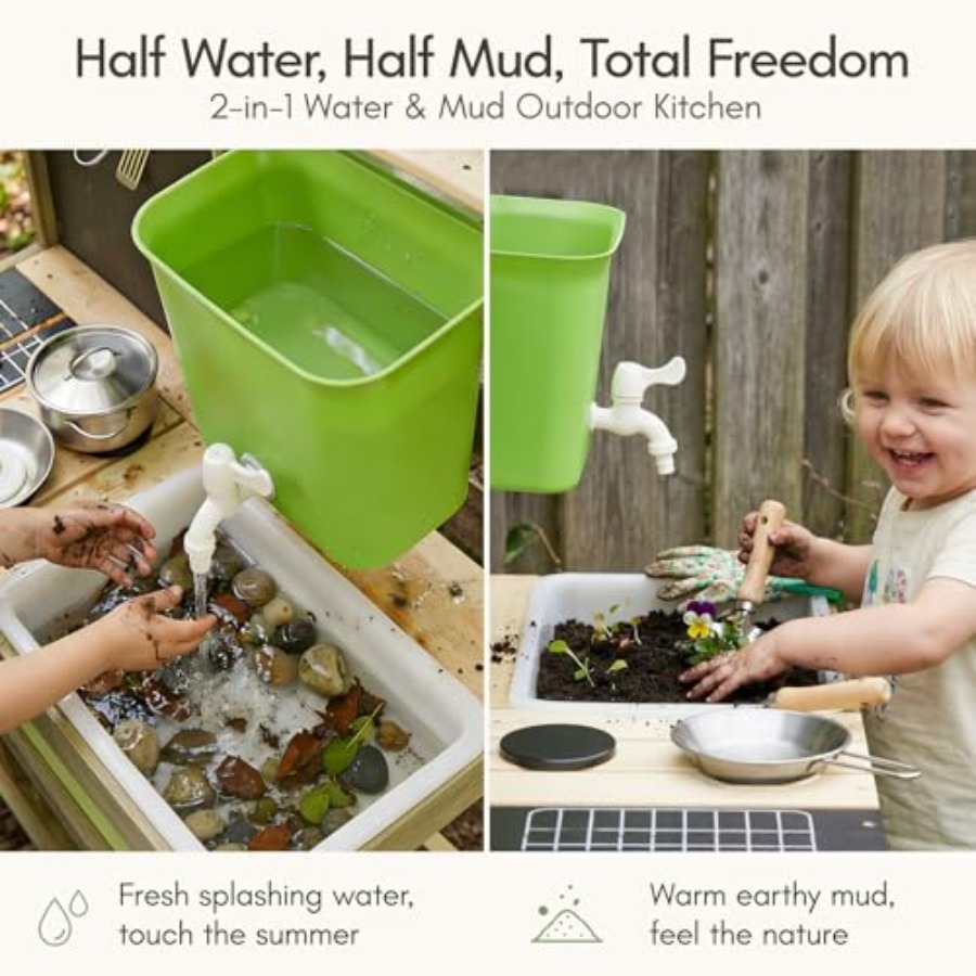 Cucina da giardino per bambini - Kids Outdoor Mud Kitchen recensione e prezzo