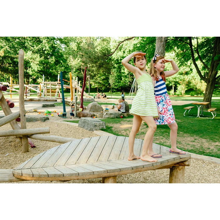 Parco giochi per bambini Set d - Kids Outdoor Wooden Playset recensione e prezzo