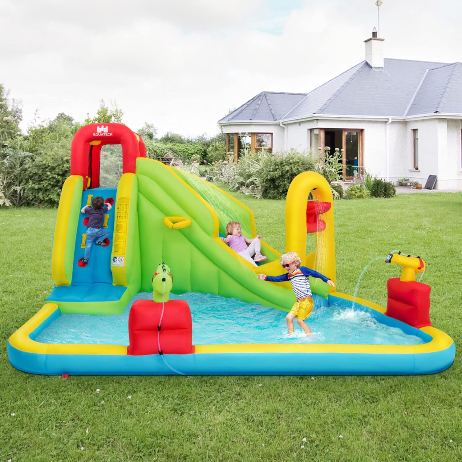 Mega Parco Acquatico Gonfiabil - Kids Outdoor Water Slide recensione e prezzo
