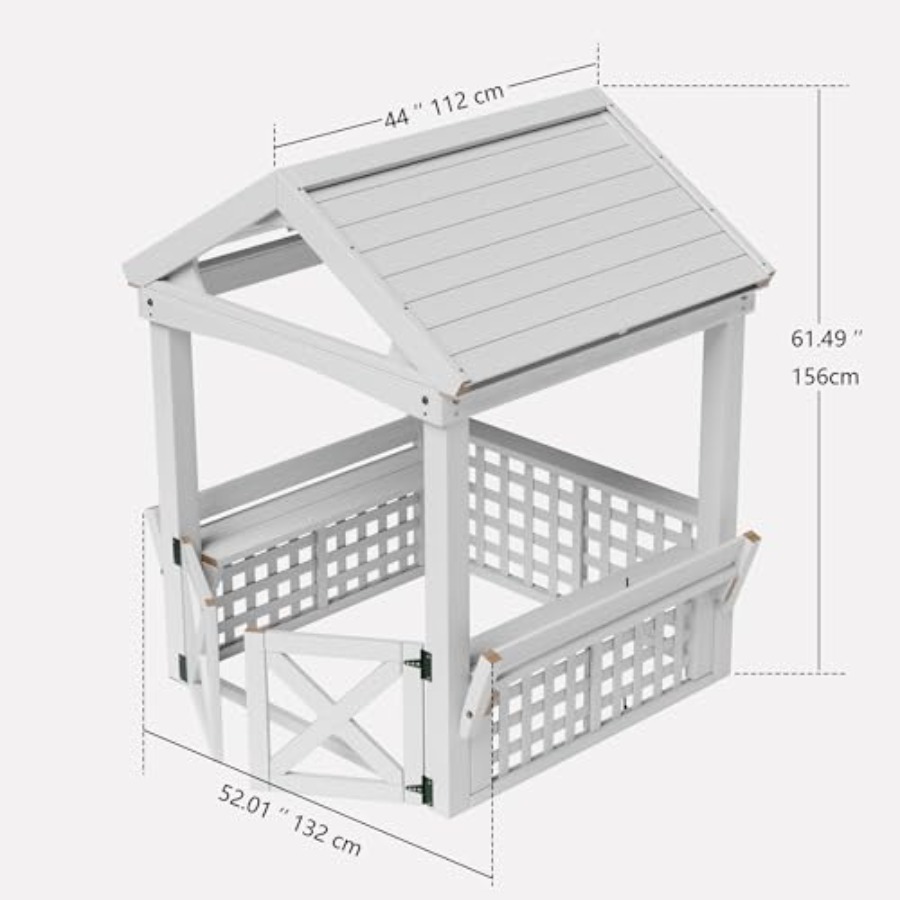 Casetta da gioco in legno per  - Kids Outdoor Bench recensione e prezzo
