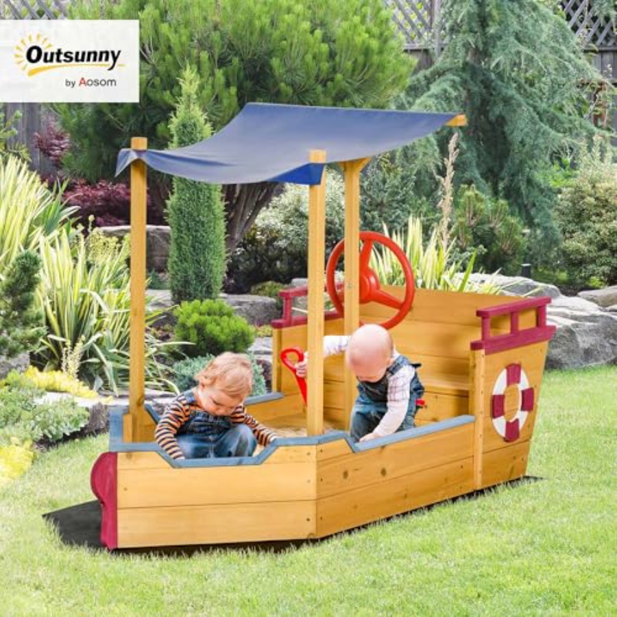 Sabbiera per bambini a forma d - Kids Outdoor Bench recensione e prezzo