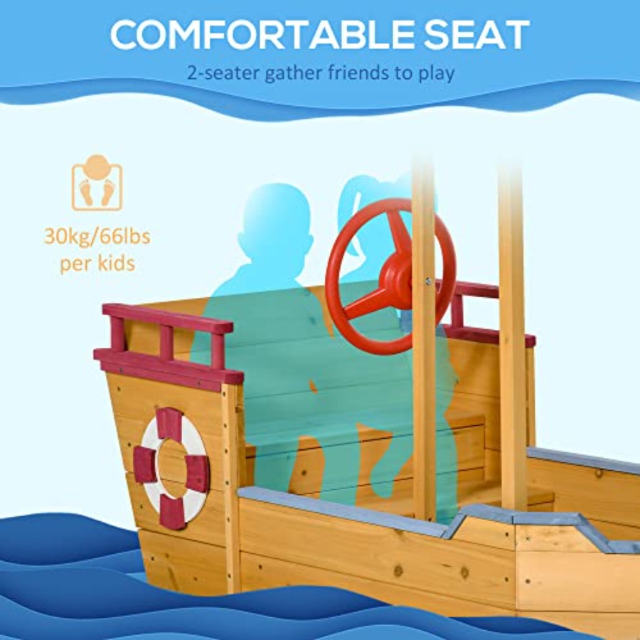 Sabbiera per bambini a forma d - Kids Outdoor Bench recensione e prezzo
