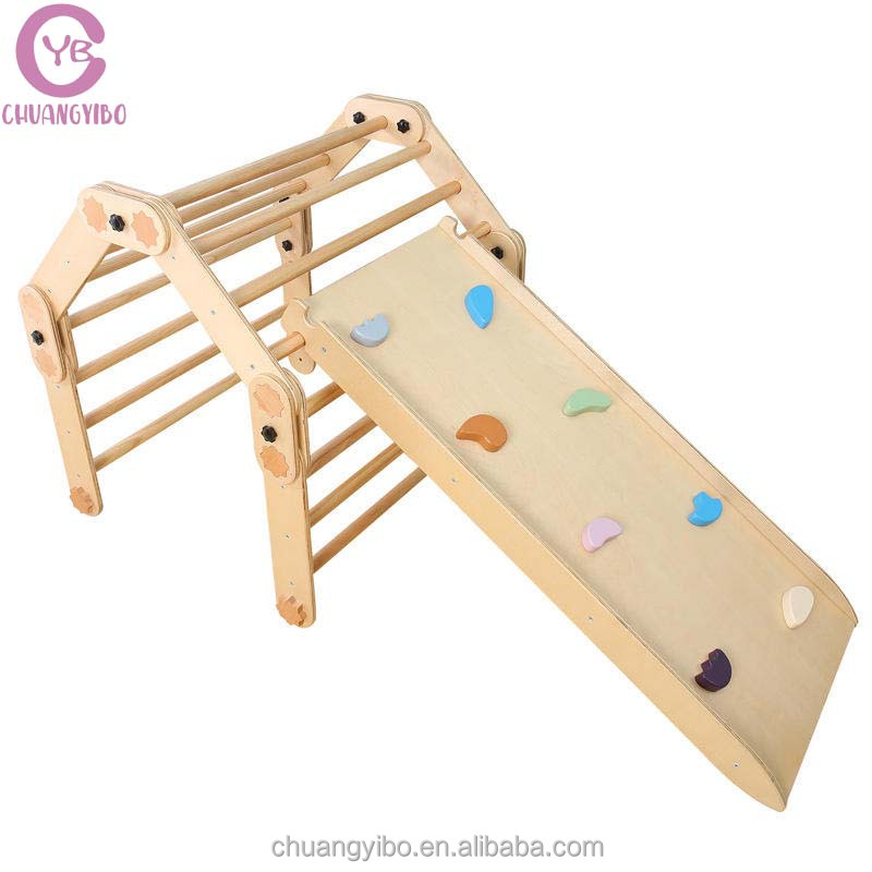 Struttura per Arrampicata in L - Kids Outdoor Wooden Climbing Frame recensione e prezzo