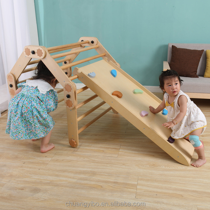 Struttura per Arrampicata in L - Kids Outdoor Wooden Climbing Frame recensione e prezzo