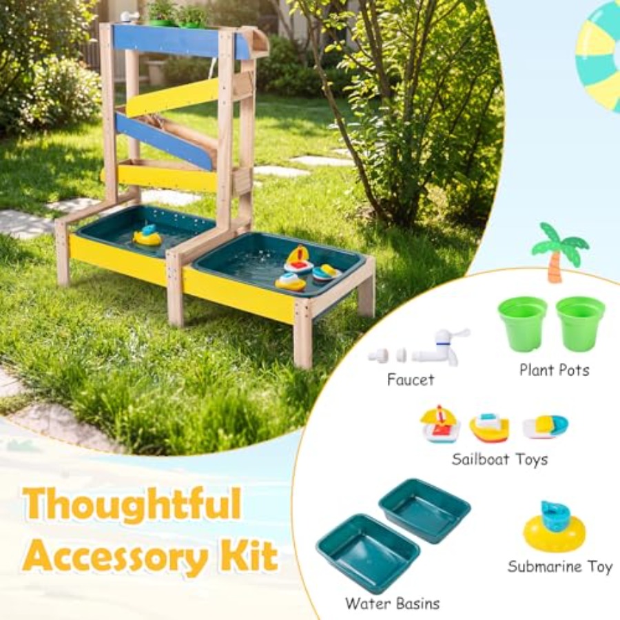 Set da gioco per attività all' - Kids Outdoor Wooden Playset recensione e prezzo