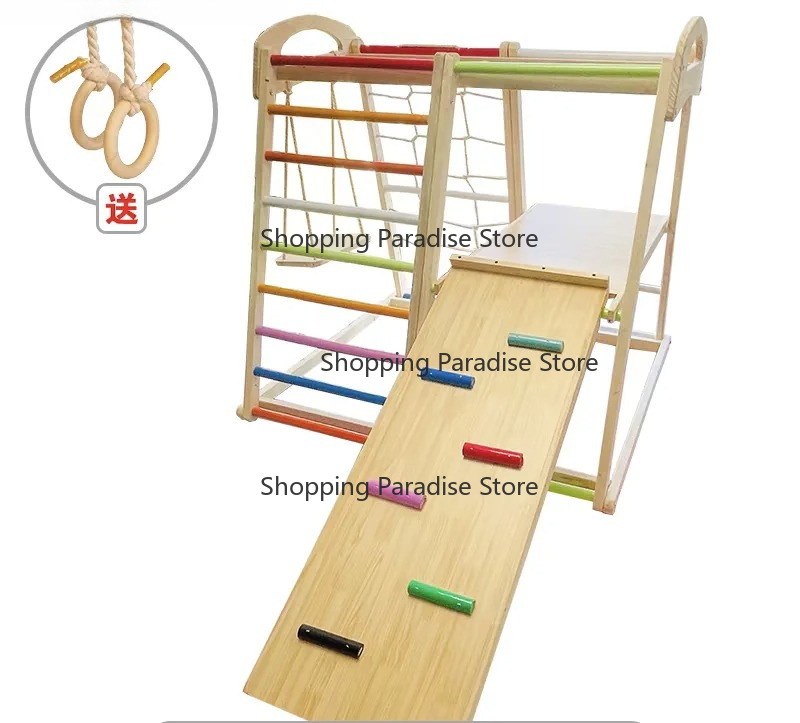 Struttura da Arrampicata in Le - Kids Outdoor Wooden Climbing Frame recensione e prezzo