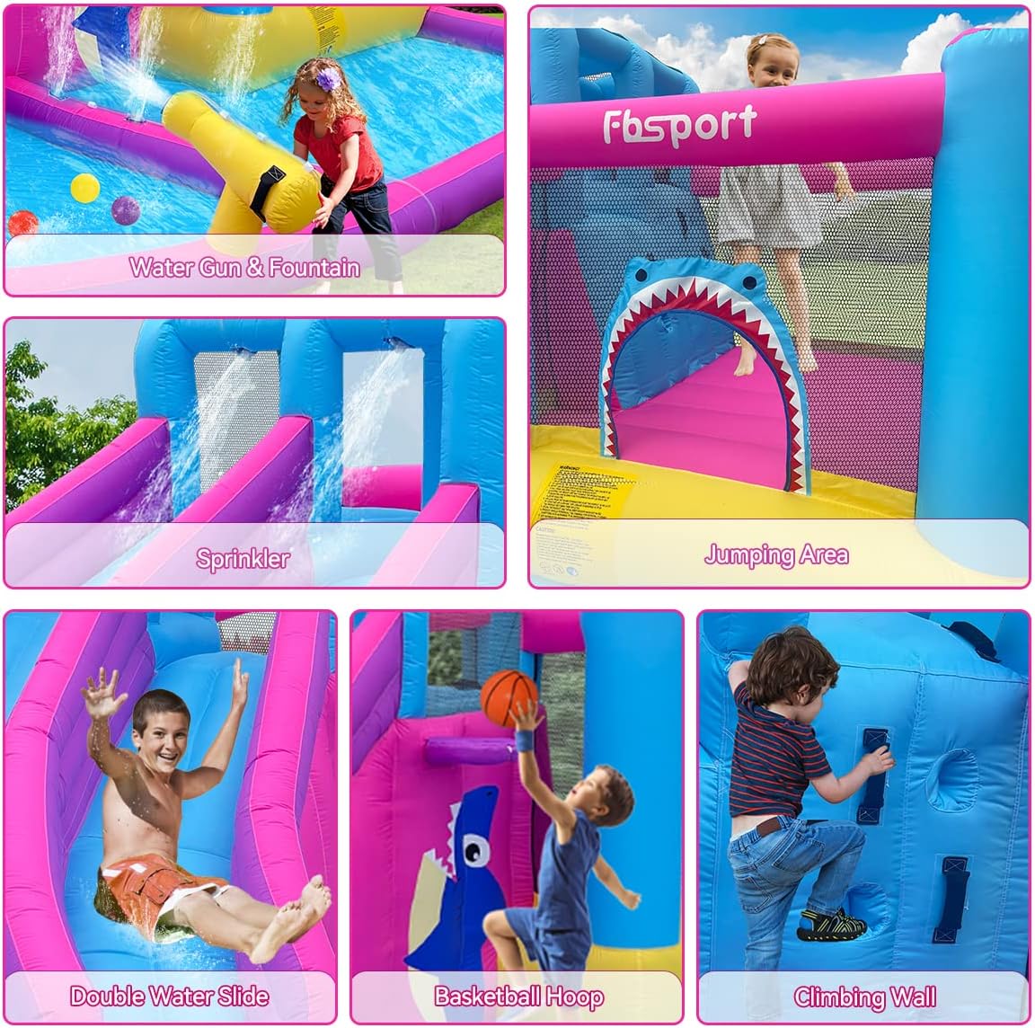 Scivoli d'acqua gonfiabili gem - Kids Outdoor Water Slide recensione e prezzo