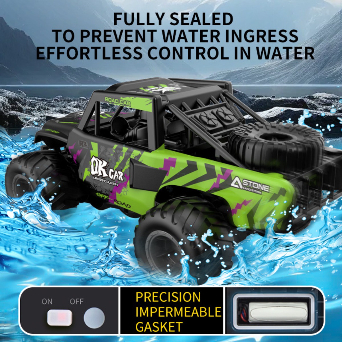 Auto RC Anfibia 4WD Fuoristrad - Kids Outdoor Dirt Toys recensione e prezzo