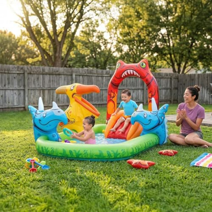 Centro acquatico gonfiabile pe - Kids Outdoor Water Slide recensione e prezzo